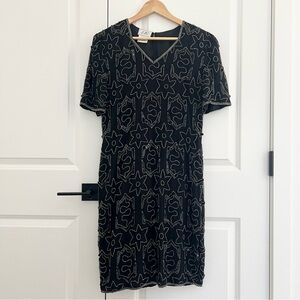 J.M.C. Vintage Beaded Silk Dress